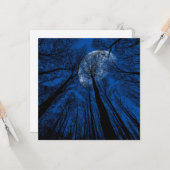 Maan in de Night Sky Kaart (Voorkant / Achterkant in situ)