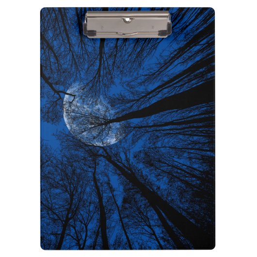 Maan in de Night Sky Klembord (Voorkant)