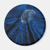 Maan in de Night Sky Magneet (Voorkant)