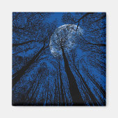 Maan in de Night Sky Magneet (Voorkant)