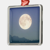 Maan in de Night Sky Metalen Ornament (Links)