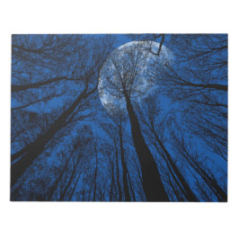 Maan in de Night Sky Notitieblok