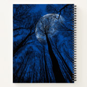 Maan in de Night Sky Notitieboek (Achterkant)