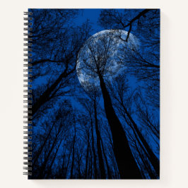 Maan in de Night Sky Notitieboek