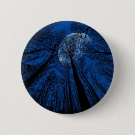 Maan in de Night Sky Ronde Button 5,7 Cm