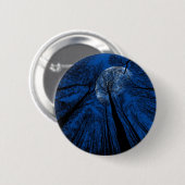 Maan in de Night Sky Ronde Button 5,7 Cm (Voorkant /achterkant)