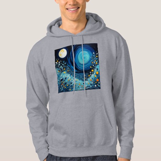Maan in de tuin 804 hoodie (Voorkant)