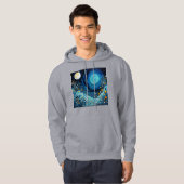 Maan in de tuin 804 hoodie (Voorkant volledig)