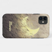 Maan in Gras iPhone Custom Hoesje Case (Achterkant (horizontaal))