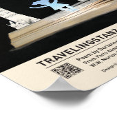 Maan in het venster poster (Hoek)