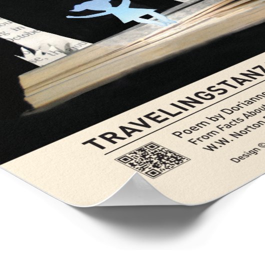 Maan in het venster poster (Hoek)