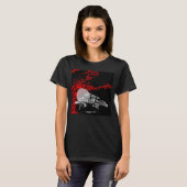 Maan in Red Sky T-Shirt (Voorkant volledig)