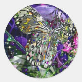 Maan Invloed Ronde Sticker (Voorkant)