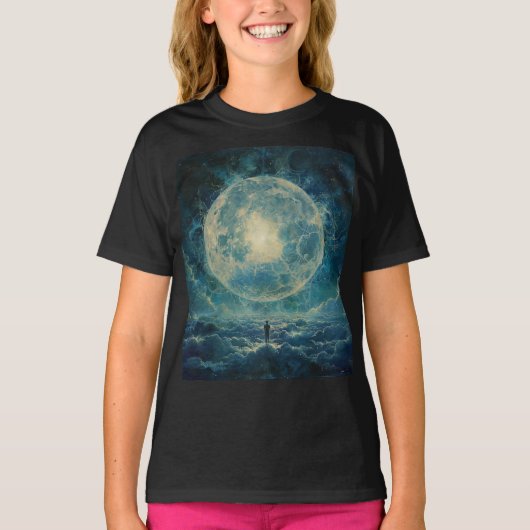 Maan is een Spiegel T-shirt (Voorkant)