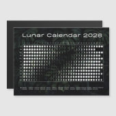 Maan Kalender 2026 Maansfasen Grafiek (Voorkant / Achterkant)