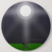 MAAN KAT RONDE BUTTON 6,0 CM (Voorkant)