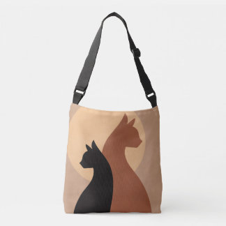 Maan Katjes Gedrukte Tote Crossbody Tas