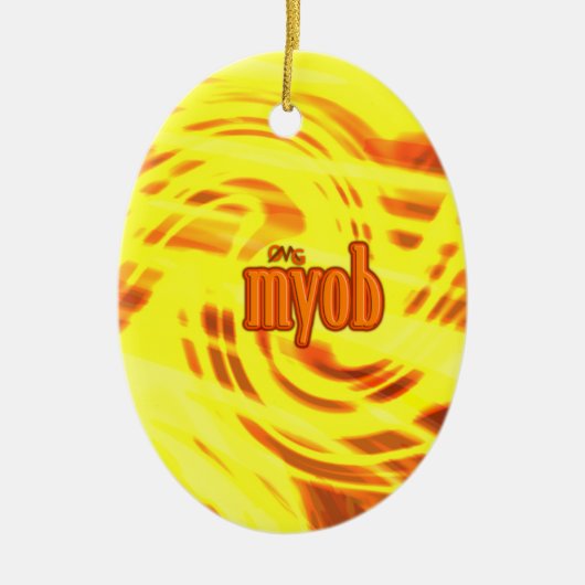 Maan! Keramisch Ornament (Voorkant)