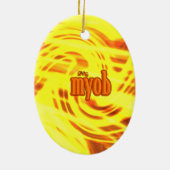 Maan! Keramisch Ornament (Achterkant)