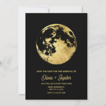 Maan kind esthetische bruiloft