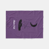 Maan Kind Fleece Deken (Voorkant (Horizontaal))