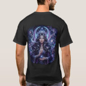 Maan Kind Hemelse Godin - Luxe Straatmode T-shirt (Achterkant)