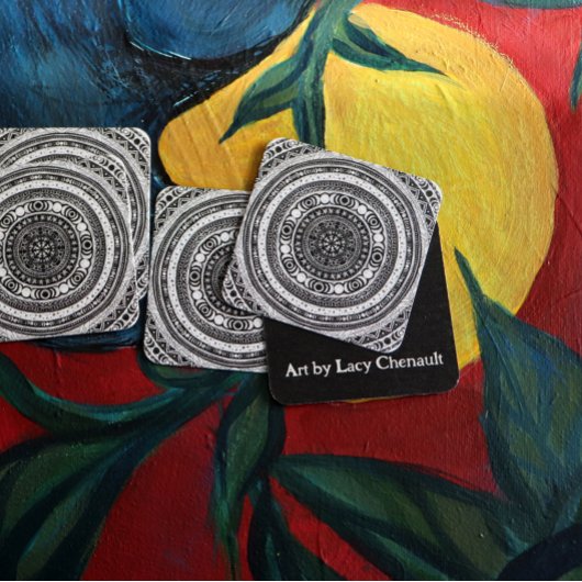 Maan Kind Mandala Drievoudige Maan Heks Uitnodigin Notitiekaartje