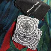 Maan Kind Mandala Drievoudige Maan Heks Uitnodigin Notitiekaartje