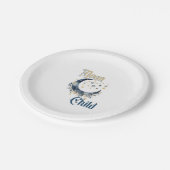 Maan Kind  Papieren Bordje (Gekanteld)