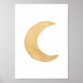 Maan-kinderkamerposter Boho kinderkamerdecoratie Poster (Voorkant)