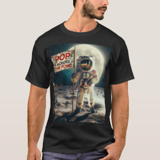 Maan kleur ontwerp t-shirt