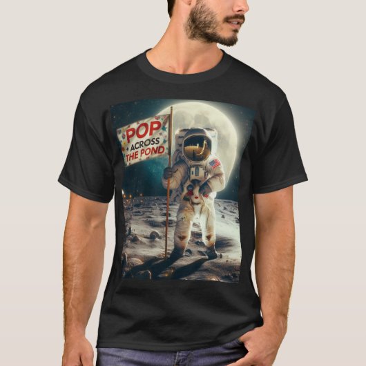 Maan kleur ontwerp t-shirt (Voorkant)