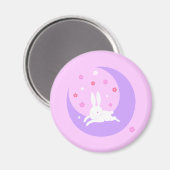 Maan konijn magneet (Voorkant / Achterkant)