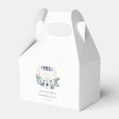 Maan Kristallen Bloemen Boho Metafysische Bruiloft Bedankdoosjes (Voorkant Zijde)