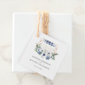 Maan Kristallen Bloemen Boho Metafysische Bruiloft Bedankjes Labels (In situ)