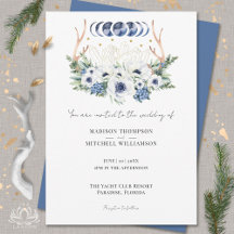 Maan Kristallen Bloemen Boho Metafysische Bruiloft