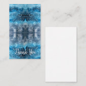 Maan kwal batikprint notitiekaartje (Voorkant / Achterkant)