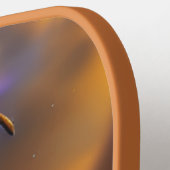 Maan landschapskunst pickleball paddle (Links Detail)
