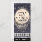 Maan Magie Hemelhemel Verjaardagsfeest VIP Ticket (Achterkant)