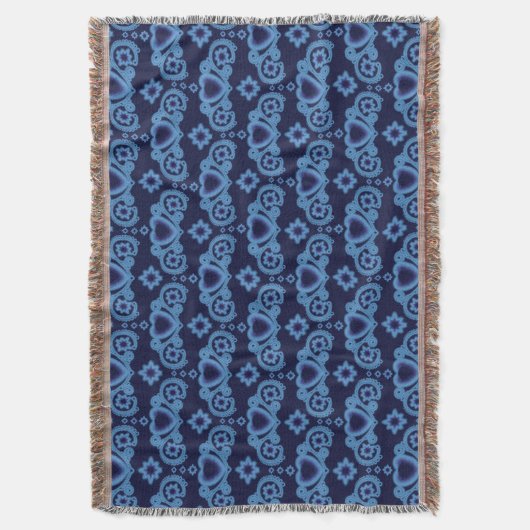 Maan Magische Sterren Harten Celestial Midnight Bl Deken (Voorkant Verticaal)