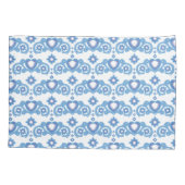 Maan Magische Sterren Harten Celestial Wit Kussensloop (Achterkant)