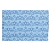 Maan Magische Sterren Harten Hemels Lichtblauw Kussensloop (Achterkant)