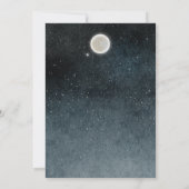 Maan melkwegstelsel verjaardag kaart (Achterkant)