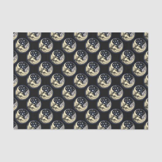 Maan met sterren TISSUE PAPER Tissuepapier (Voorkant)