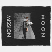 maan missie astronaut buggy ruimte fleece deken (Voorkant (Horizontaal))