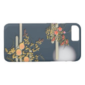 Maan, mist en bloemen Case-Mate iPhone case (Achterkant (Horizontaal))