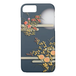 Maan, mist en bloemen Case-Mate iPhone case
