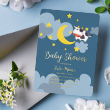Maan Mooie Baby Shower Uitnodiging
