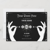 Maan mystieke magische hand kaart (Voorkant)