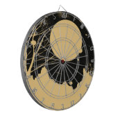maan nacht 3 dartbord (Voorkant Links)